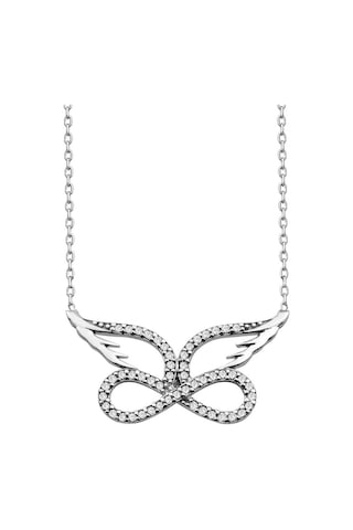 Kanatlı Sonsuzluk Gümüş Kolye Hediye Kolye Ykl33