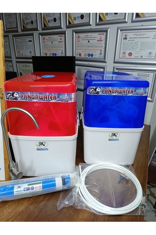 Pandawater Şeffaf Kapaklı Kapalı Kasa Ters Osmoz Su Arıtma Cihazı