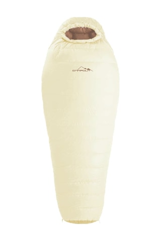 Campout Kaz Tüyü Uyku Tulumu Krem Beyaz