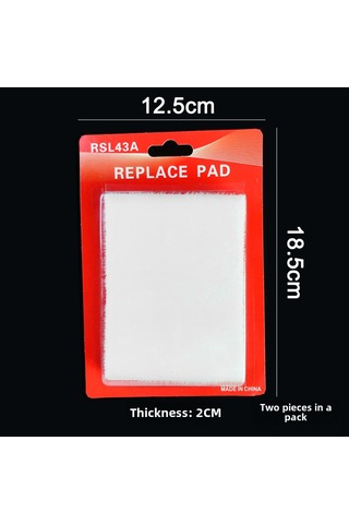 Symbee Köşe Ve Kenar Tamirat Aleti - Evrensel Yuvarlak Kenar Fırçası, Sponge Değişim Padleri 2 Adet , Dayanıklı Nylon - Kırmızı