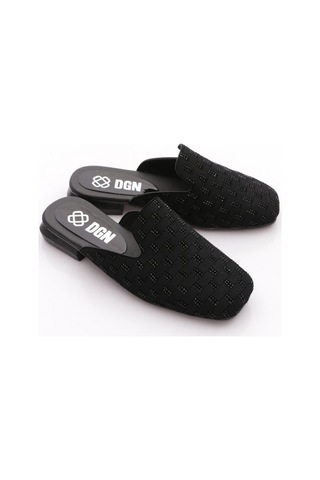 Dgn T0011 Kadin Terlik Siyah Siyah