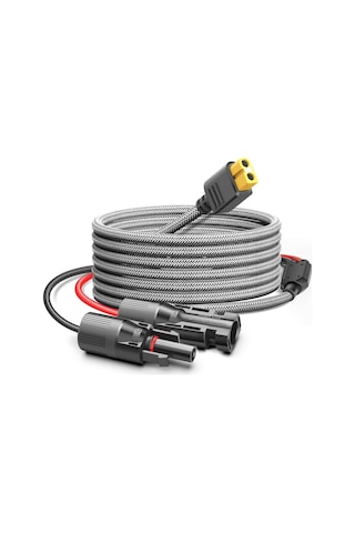 Güneş Enerjili Şarj Kablosu Xt60 Adaptör Bağlantısı Güneş Paneli 60w 110w 160w 220w 400w, Ef Ecoflow River Delt