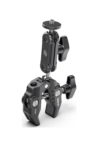 Reedark Çok Fonksiyonlu 360 Dönebilir Alüminyum Kelepçe 1/4 Ve 3/8 İnç Vida 1.5kg Yük Kapasiteli