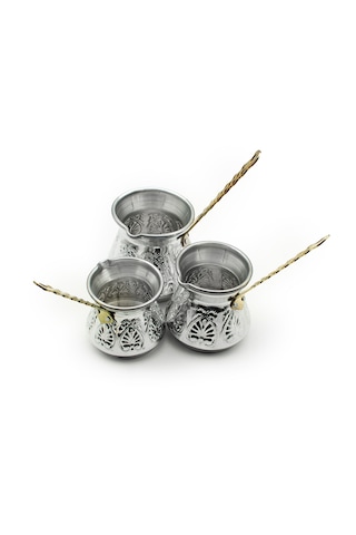 Alüminyum Nakışlı Cezve Seti