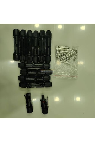 5 Çift Mc 4 Konnektör Güneş Paneli Bağlantı Aparatıı