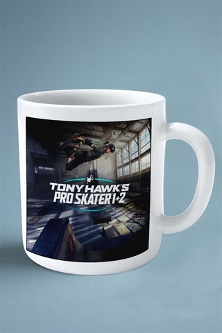 Tony Hawk's Pro Skater Oyun Baskılı Kupa Bardak Çift Taraflı Kişiye Özel Model 1 Çok Renkli