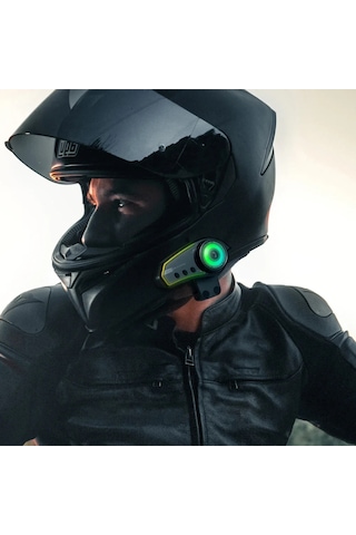 Bt35 Motosiklet Bluetooth Kulaklık Kask Interkom Kurye İçin Uygun