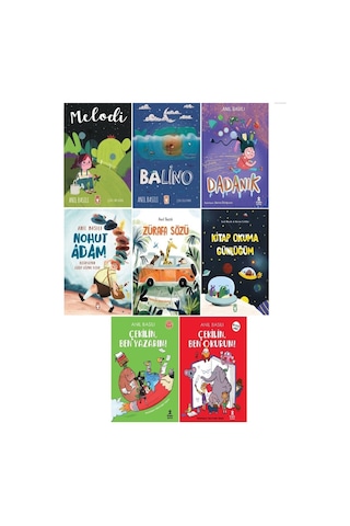 Balino - Melodi - Nohut Adam - Zürafa Sözü - Dadanık - Çekilin Ben Okurum /8 Kitap Set - Anıl Basılı