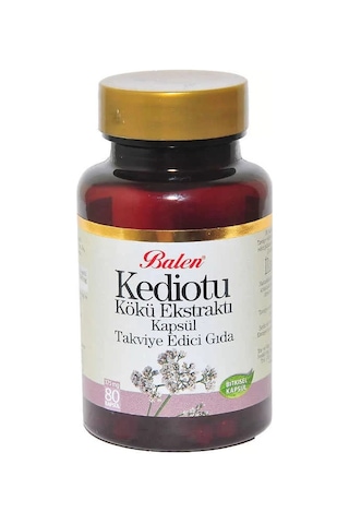 Kediotu Kökü Ekstraktı 80 Kapsül