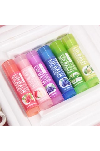 Vkemall Meyveli Jöle Etkili, Renk Değiştiren Nemlendirici Dudak Maskesi Ve Balm Seti 6 Adet