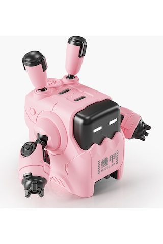 Gravastar Delta35 Robot Figürlü 35w Hızlı Şarj Adaptörü Ve Şarj Standı, Pembe