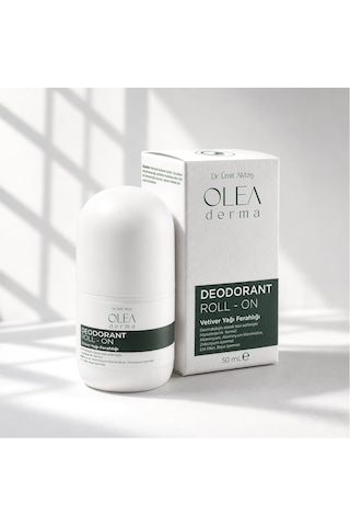 Oleaderma Roll-on Deodorant Vetiver Yağı - 50 Ml