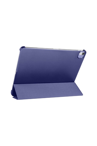 Apple İpad Air 13 2025 M3 Kılıf Kalem Bölmeli Stand Olabilen Pu Deri Smart Kılıf Arka Kapak