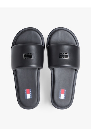 Tommy Hilfiger Tjw Soft Padded Casual Slıde Kadın Siyah Terlik - En0en02950