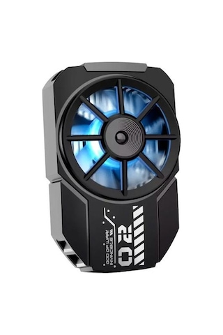 Coofbe Işıklı Turbo Hızlı Sessiz Telefon Soğutma Fanı, Gamer Oyun