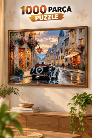1000 Parça Yağmur Sonrası Puzzle 48 X 68 Cm Yüksek Baskı Kaliteli Eğlenceli Puzzle