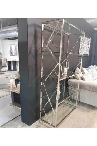 Vilma Paslanmaz Metal Kitaplık&duvar Rafı