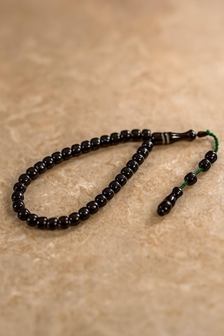 Sıkma Serisi Kırmızı Bilek Boy Kehribar Tesbih Sistem Püsküllü Gümüş