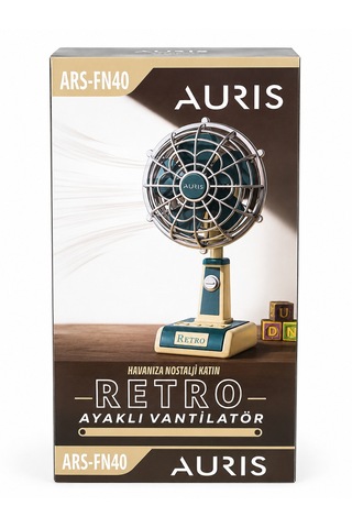 Fn40 Vantilatör Serinletici Masaüstü Fan Retro Vantilatör Fan Type C Şarjlı 1800mah Batarya