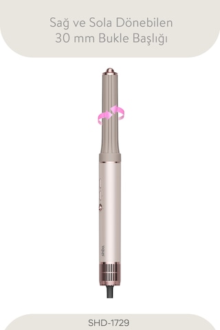 Sinbo Pro Compact Uzun Multi-styler Hava Üfleme Şekillendirici Full Seti 5in1 Saç Şekillendirici Shd-1729