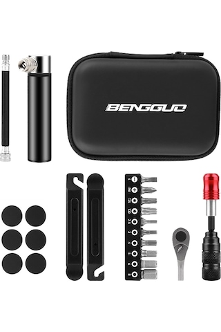 Sones Bengguo Bisiklet Tamir Aleti Dağ Bisikleti Cırcır Anahtarı Tamir Kombinasyon Seti, Özellikler: Set 4