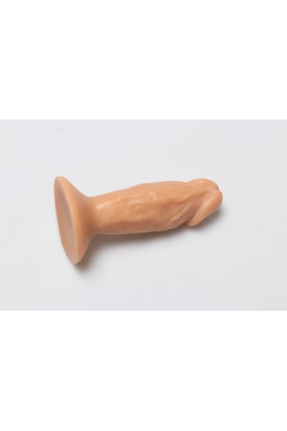 Hızlı Express Realistik 12 CM Anal Penis Vantuzlu Anal Dildo Anal Plug Tıpa