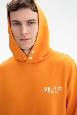 AR-MA Arma Erkek Oversize Kanguru Cepli Şardonsuz 3 İplik Kapşonlu Sweatshirt 001