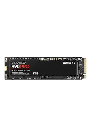 Samsung MZ-V9P1T0BW 990 PRO PCIe 4.0 NVMe M.2 SSD 1 TB 7.450/6.900 MB/sn. Harddisk