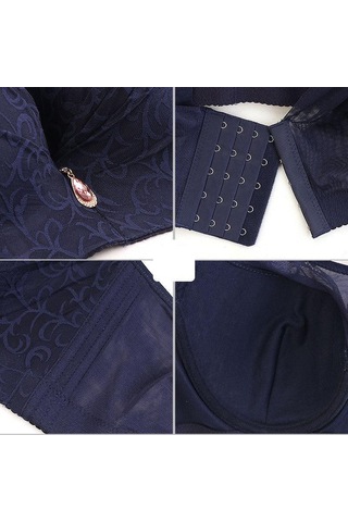 Pembe Fallsweet Kadın Yelek Sütyen Bcd Fincan Mesh İle Push Up Sütyen Tam Kapsama Sütyen Gündelik Giyim Pembe