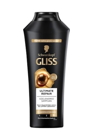 Gliss Ultimate Repair Keratin İçeren Derinlemesine Güçlendirici Şampuan 400 Ml Yıpranmış Kuru Normal
