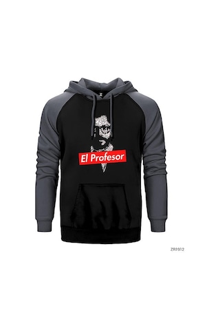 La Casa De Papel Professor Sarı Renk Reglan Kol Sweatshirt / Hoodie