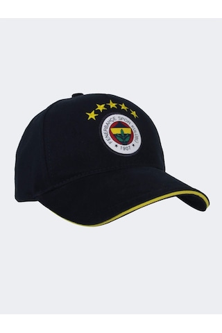 Fenerbahçe Unısex 5 Yıldız Logo Şapka Lacivert