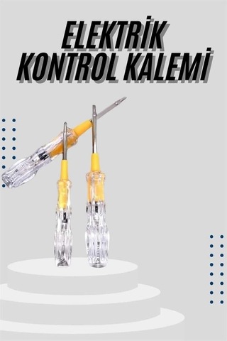 Ceylan Adam Kontrol Kalemi Çift Taraflı Uçlu Elektrik Akım Test Cihazı