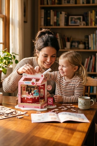 Milkshake Minyatür Maket Ev Seti Rolife Strawberry Milk Box