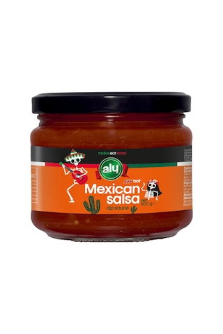 Aly Hot Meksika Salsa Dip Sos 300 G