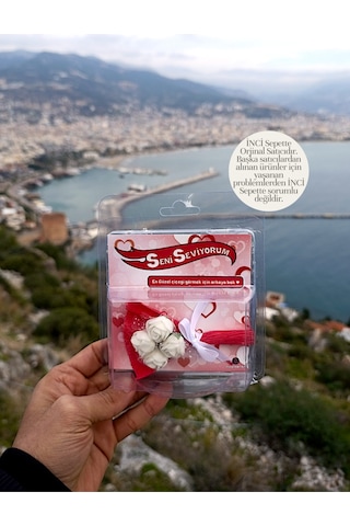 Seni Seviyorum Yazılı Mini Buketi Aynalı Hot Flowerss