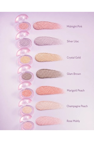 Klavuu Urban Pearlsation Sparkle Eyeshadow 7 Rose Muhly - İnci Tozu İçeren Far