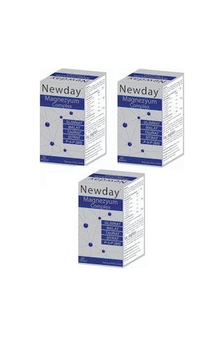 Newday Magnezyum Complex 60 Kapsül 3 Adet 4