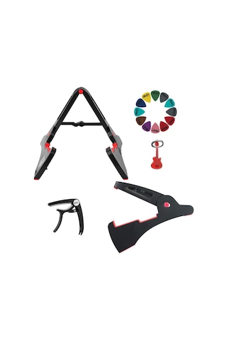 Midex Fgs-01 Portatif Katlanır Kaydırmaz Gitar Standı Sehpası