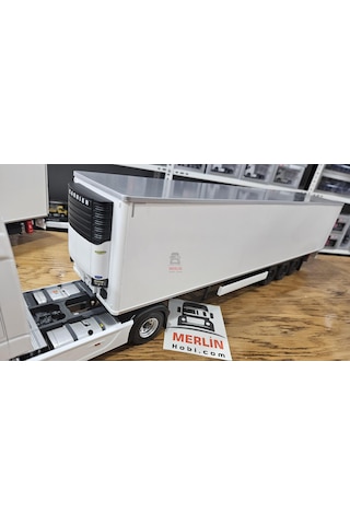 1/24 Mercedes-benz Actros L 1853 + Soğutuculu Frigo Dorseli - Beyaz Renk Solido