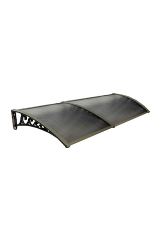 Pratik Sundurma Kapı Pencere Üstü 100x300 Cm Bronz 6 Mm Levhalı Bronz