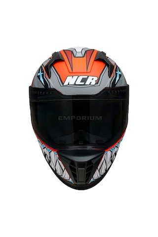 Ncr Stream Turuncu Siyah Vizörlü Kapalı Kask Ece-06 Turuncu Turuncu