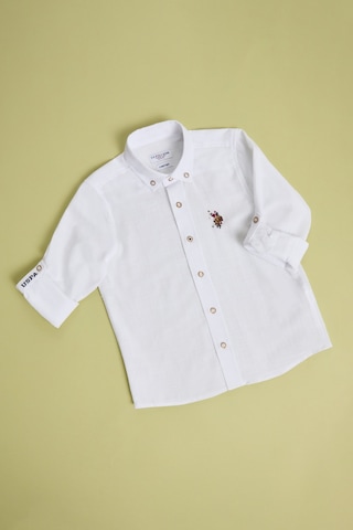 U.S. Polo Assn. U.s. Polo Assn. Erkek Çocuk Beyaz Gömlek Basic 50320263-vr013