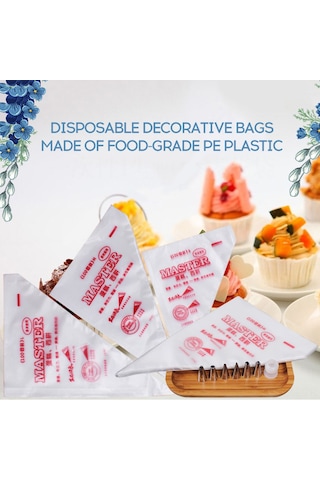 Springsun "3 Boyutlu Tek Kullanımlık Pasta Dekorasyon Torbası - Sağlıklı, Pratik Ve Çevre Dostu" Diğer