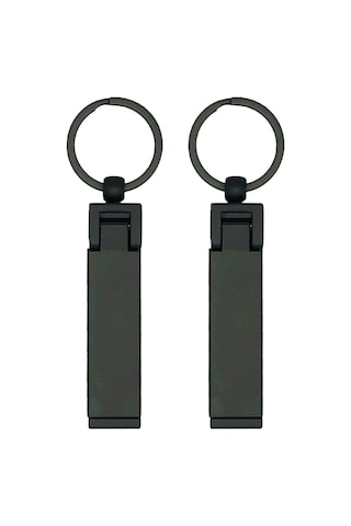 Tenfowee Zinc Alloy Çift Fonksiyon Masa Çanta Kanca Ve Telefon Tutucu, Katlanabilir Taşınabilir, 2 Adet Siyah