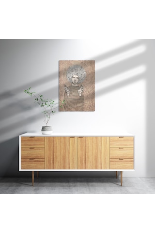 Cakasepetim Modern Sanat Kadın Halleri Görseli Ahşap Mdf Tablo