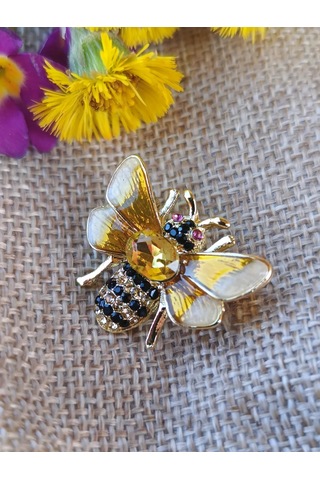 Villovatik Arı Broş 189843456 Altın Rengi