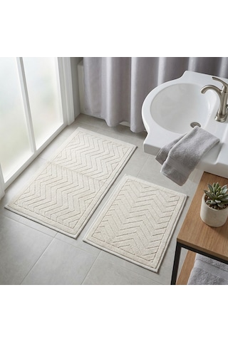Elsim Home Zigzag Paspas Seti Vizon