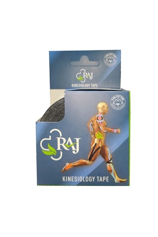RAJ Kinesio Tape  Sporcu Bandı Siyah 5 M x 5 CM
