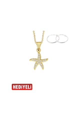 Deniz Yıldızı Altın Kolye Ucu As1429Gkl Altınsepeti
